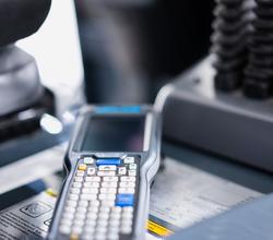 Handheld terminal used for warehouse operations